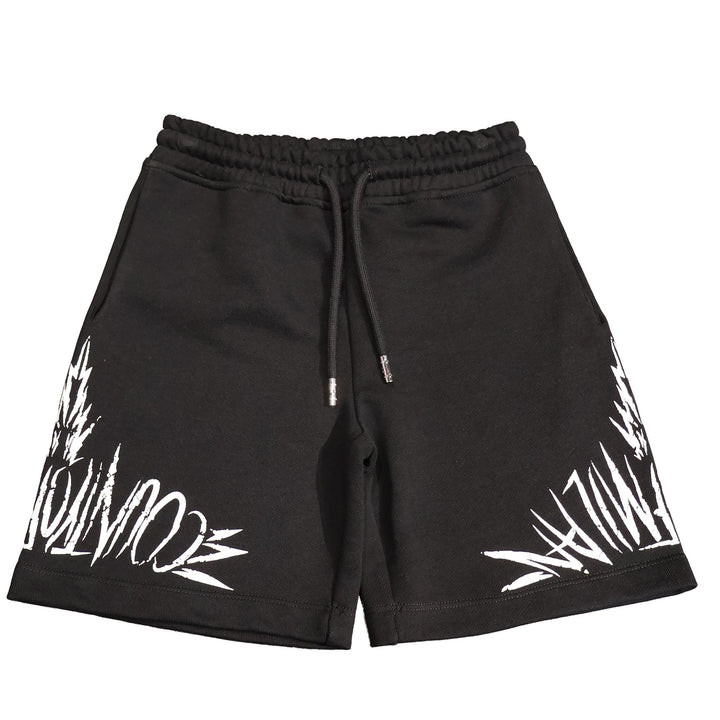 PANTALONCINI MARCELO BURLON LOGO PRINT JUNIOR
