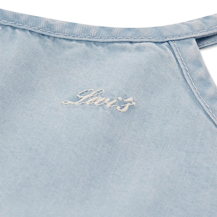 COMPLETINO NEONATA LEVI'S IN DENIM CHAMBRAY CON BALZE