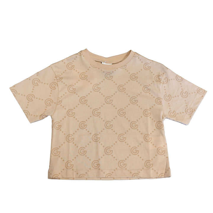 T-SHIRT OVERSIZED GABRIELLA GUCCI MONOGRAM G ALL-OVER SABBIA