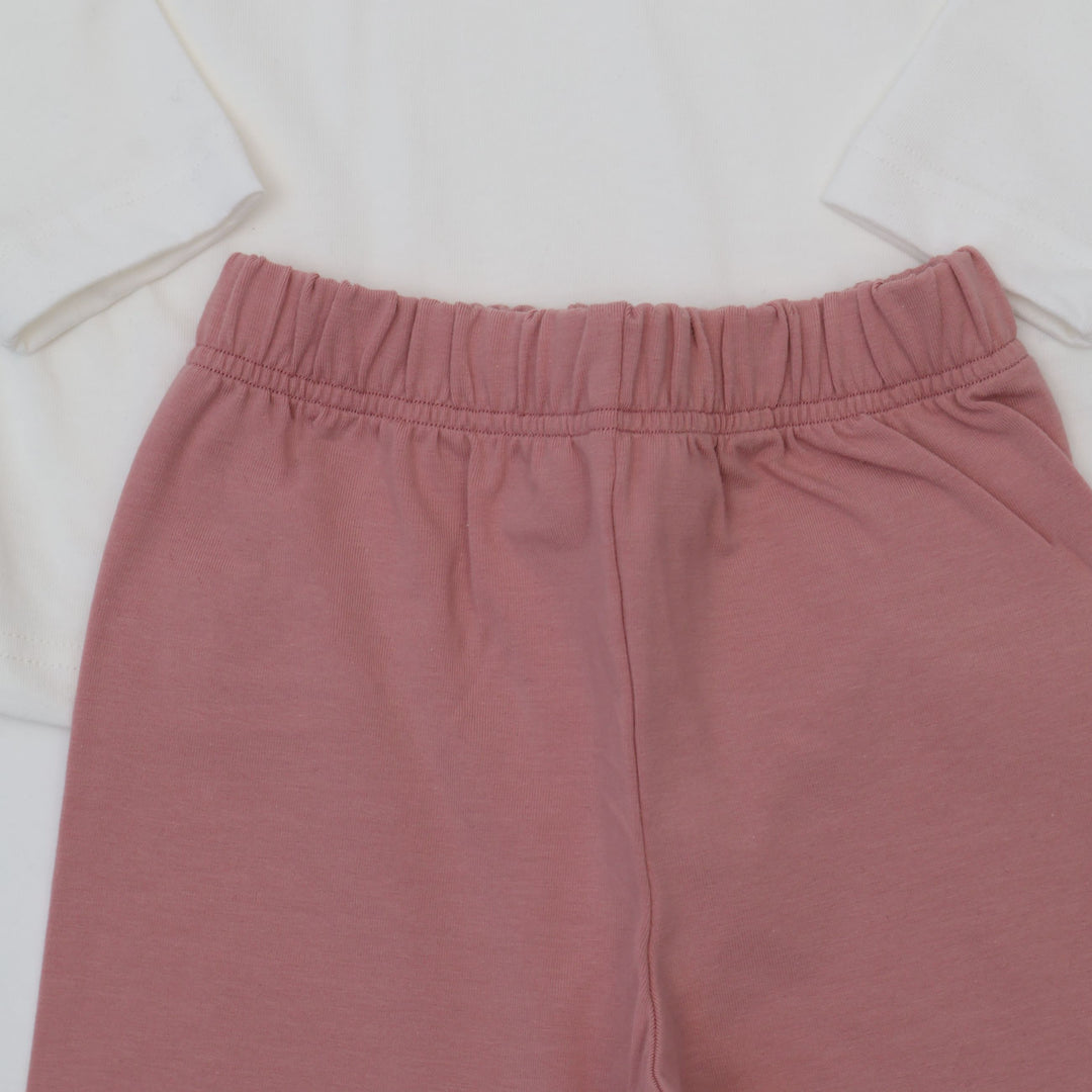 TUTA ICON "TI AMO" NEONATO E BAMBINO ROSA E BIANCO INGFS00898