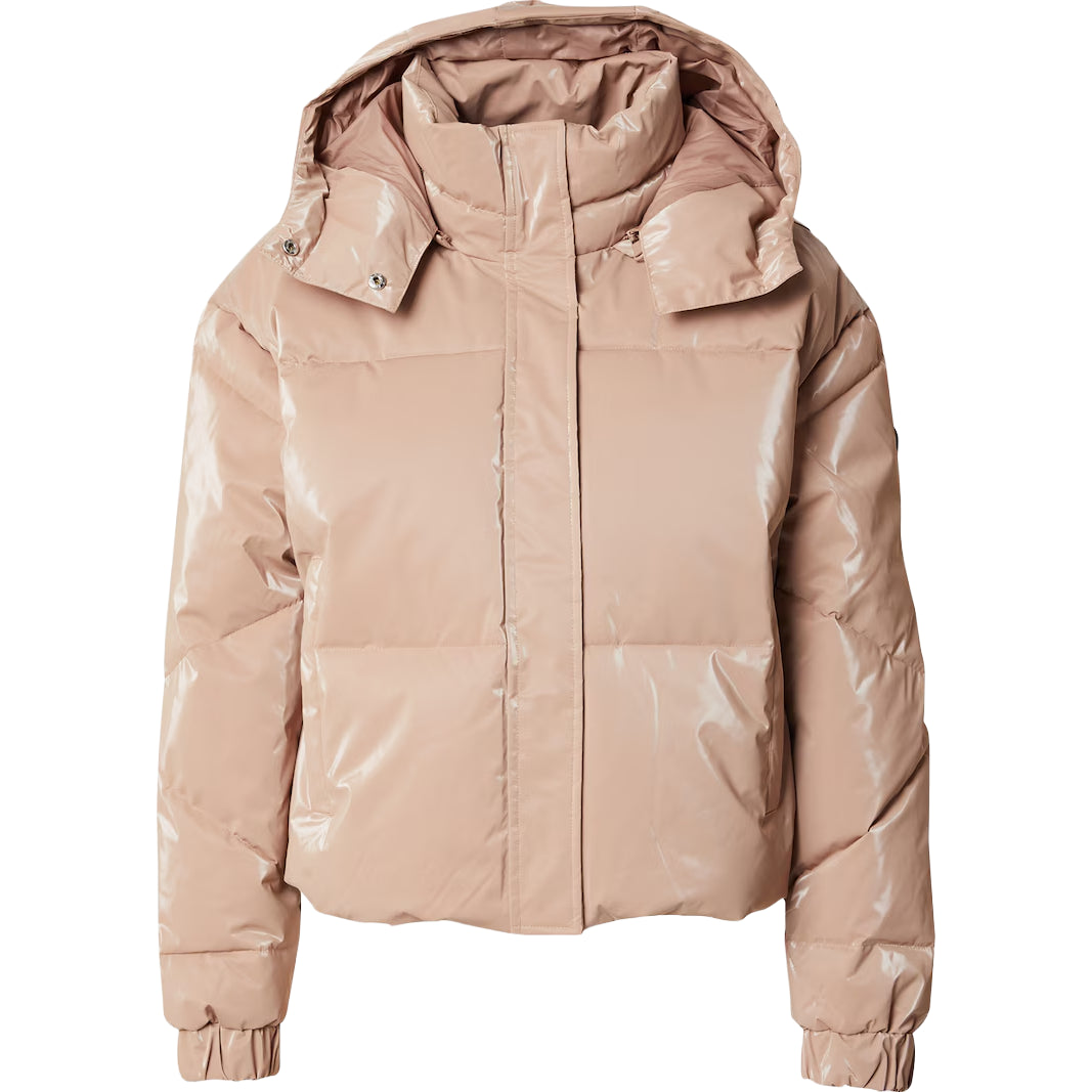 7W000808 AF14805 - Giacche - EMPORIO ARMANI - EA7 WOVEN - Tessuto Lucido - Nero & Avorio - Bomber - Abbigliamento Autunno Inverno