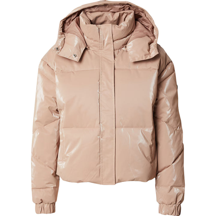 7W000808 AF14805 - Giacche - EMPORIO ARMANI - EA7 WOVEN - Tessuto Lucido - Nero & Avorio - Bomber - Abbigliamento Autunno Inverno