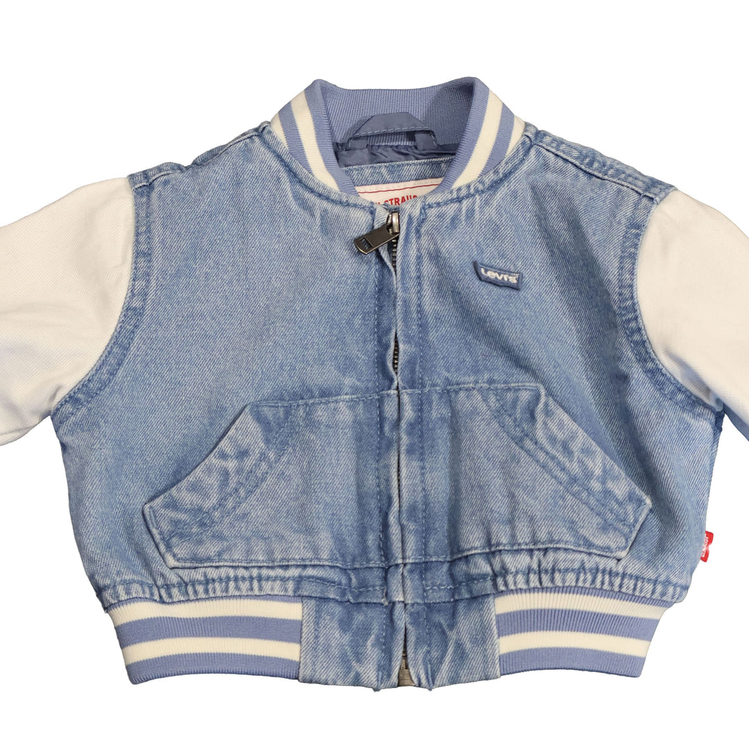 GIACCA BOMBER LEVI'S DENIM TRUCKER CONTRAST JUNIOR