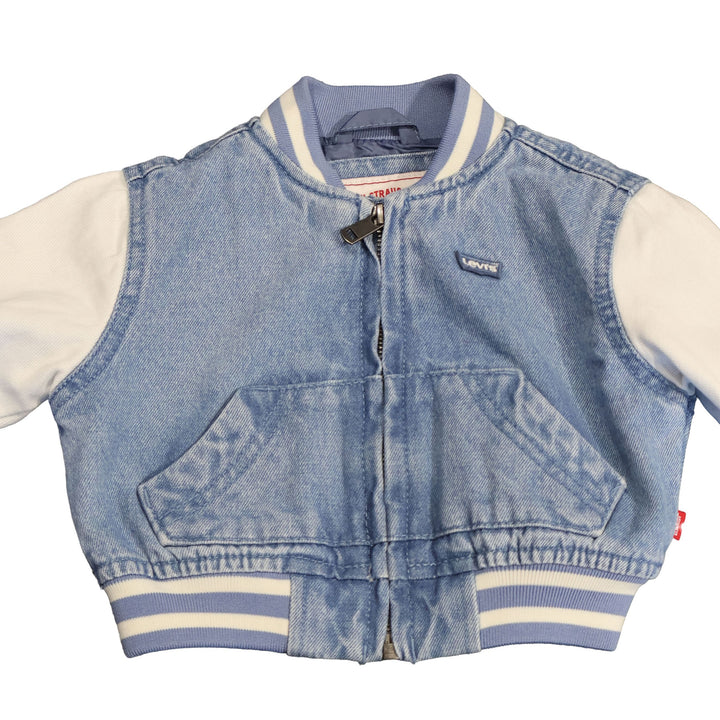 GIACCA BOMBER LEVI'S DENIM TRUCKER CONTRAST JUNIOR