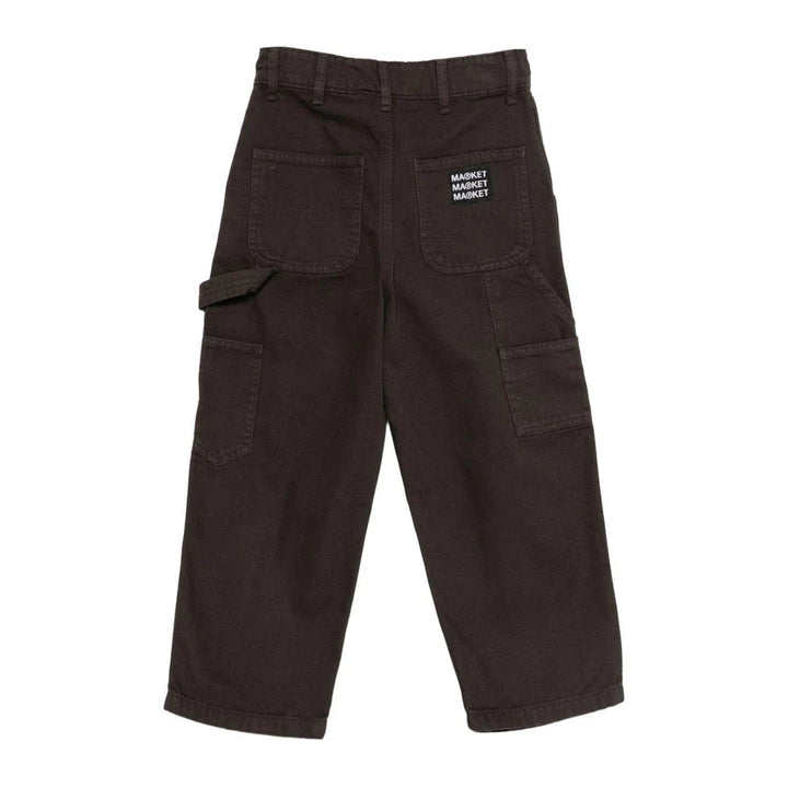 F5MKJBDP011 - PANTALONI SPORTIVI JOGGER MARKET KIDS NERO