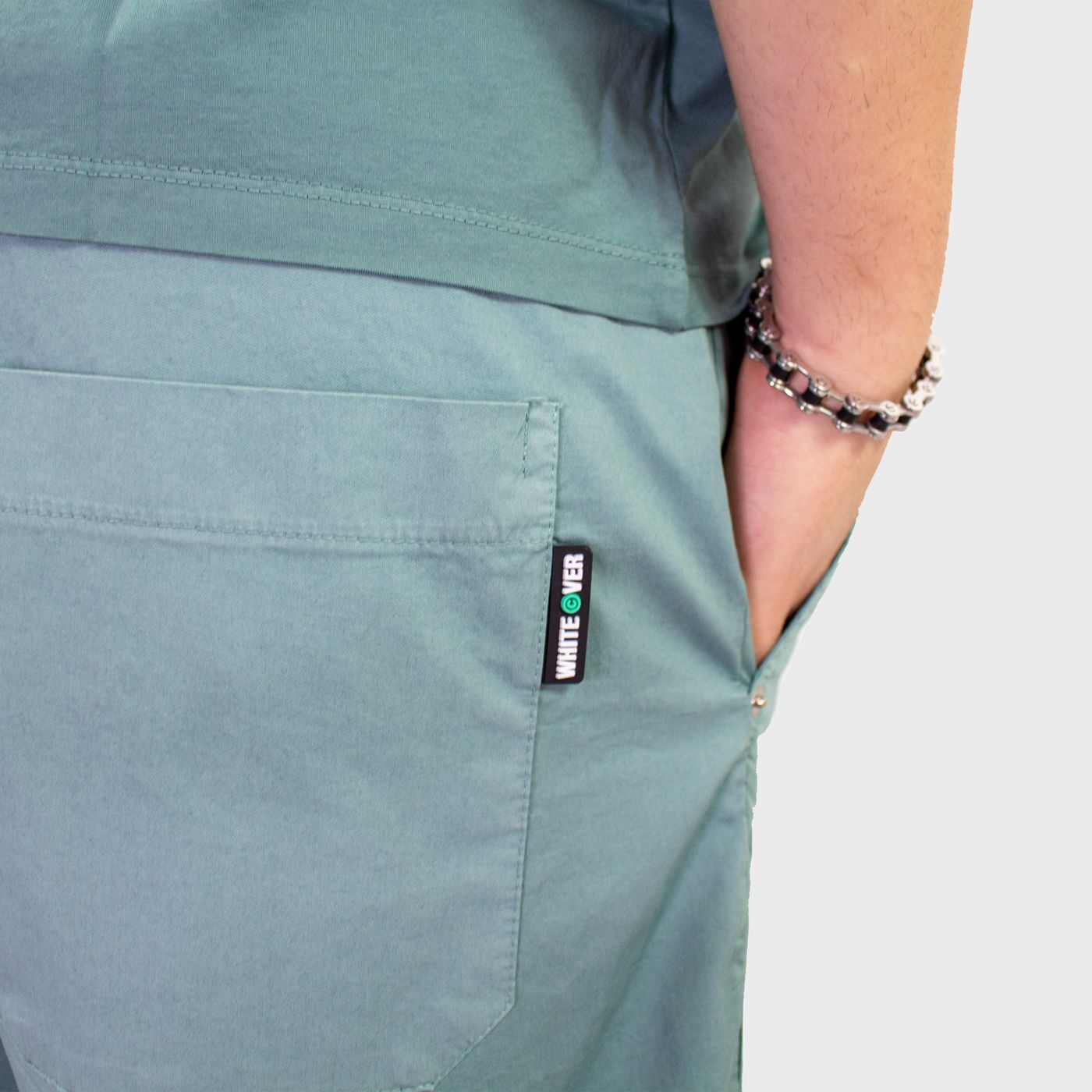 BR/00502 - Pantaloncini - WHITE OVER