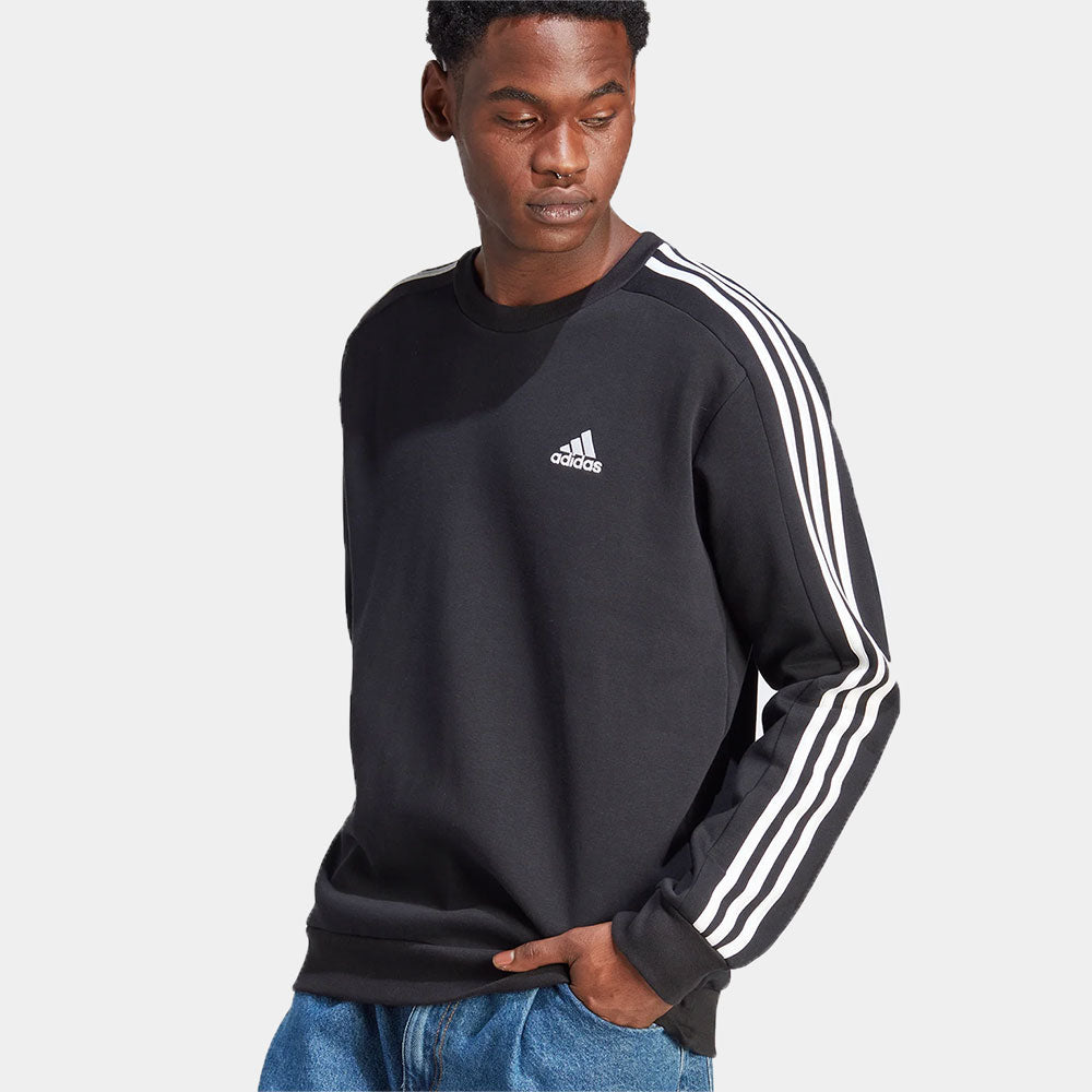 Crewneck 3 Stripes Basic Logo - Adidas