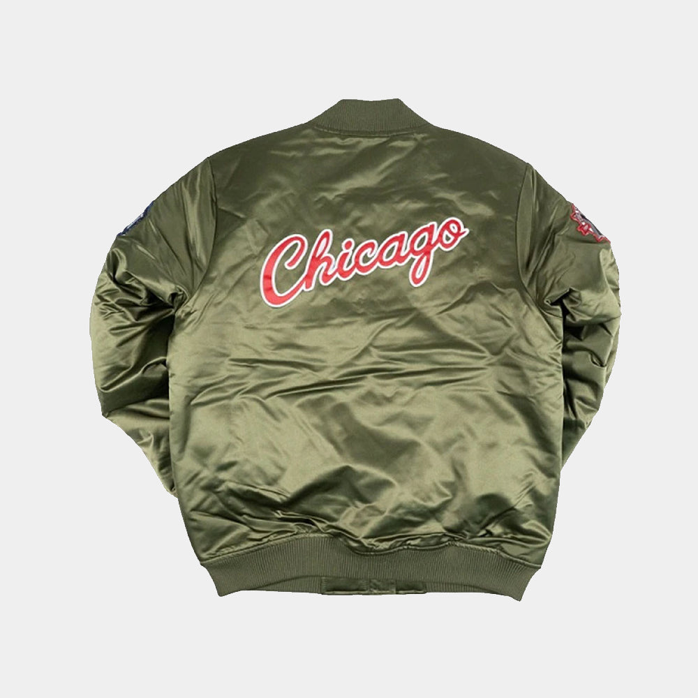 OJZP5927-CBUYYPPPOLIV - Giacche - Mitchell & Ness