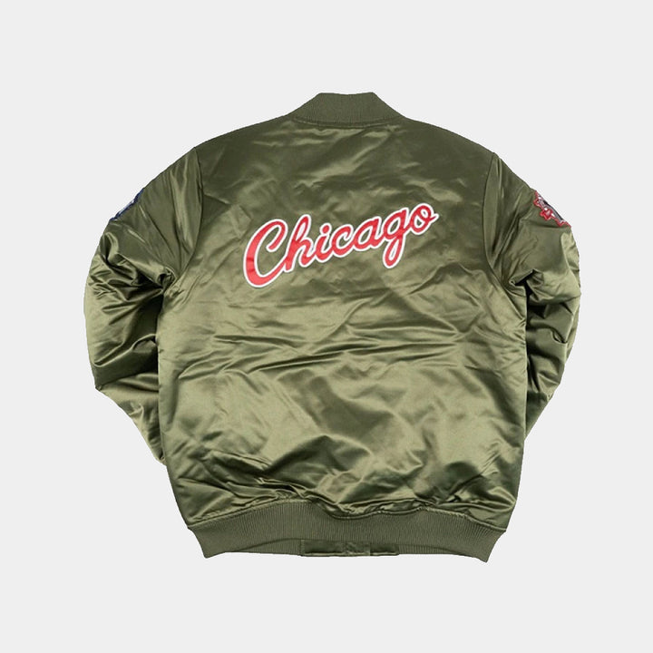 OJZP5927-CBUYYPPPOLIV - Giacche - Mitchell & Ness