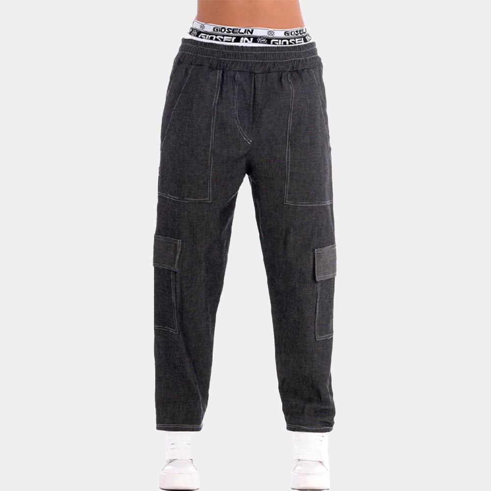 CARGO DENIM DN - Pantaloni - Gioselin