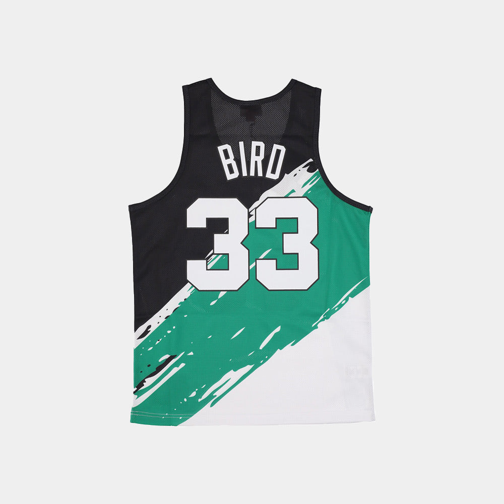 Larry Bird Men's Small S Boston Celtics Adidas Swingman Jersey Green