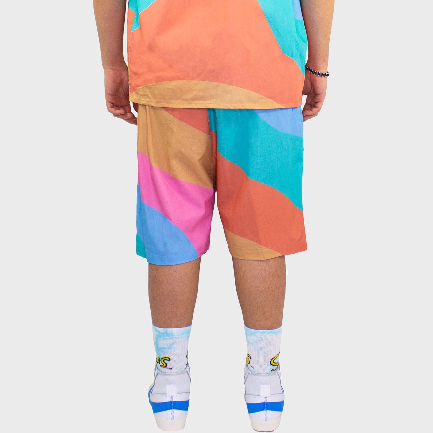 BR/00508 - Pantaloncini - WHITE OVER