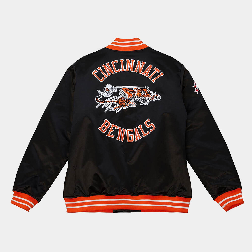 Cincinnati Bengals heavyweight satin jacket