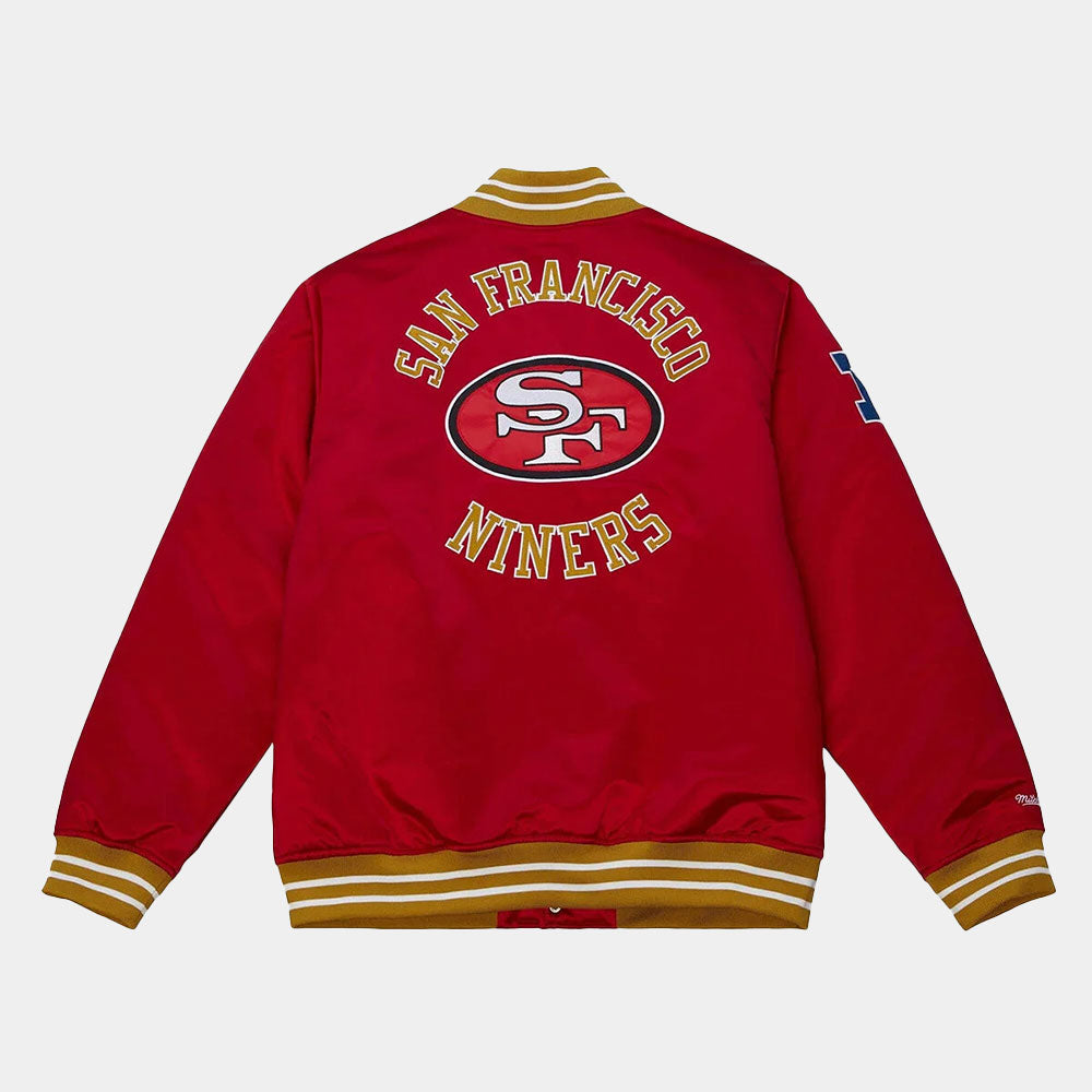 San Francisco 49ers heavyweight satin jacket